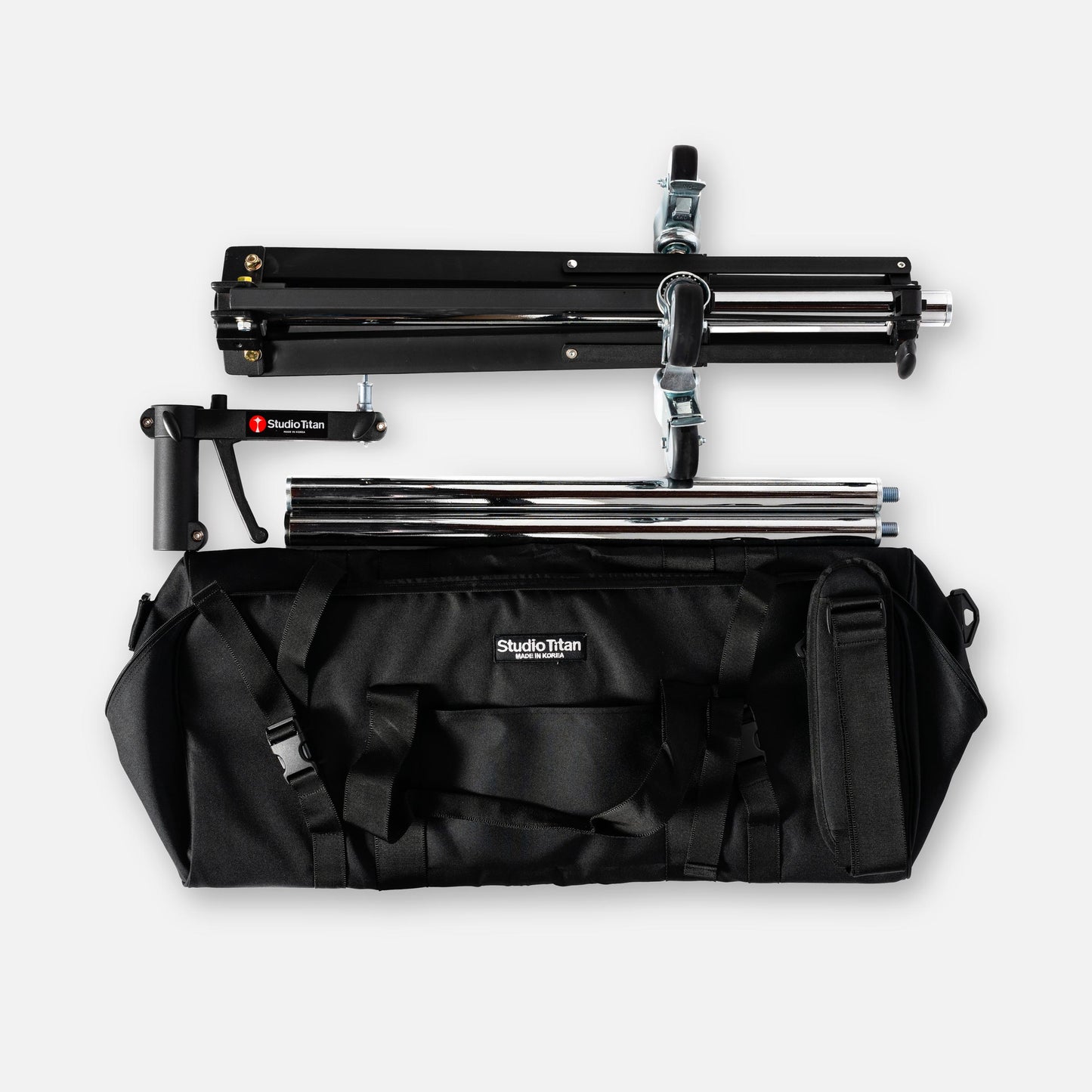 Studio Camera Stand Portable Side Kick 3-section STA-06-093 Full Option Kit